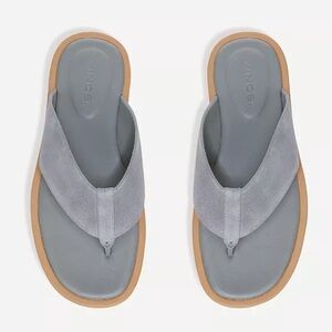 Vince ​Dean‎ Men's Thong Toe Smoke Suede Sandals Size 9 42.5